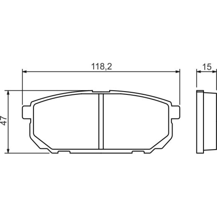 Bosch Bremsbelagsatz 0 986 494 388 Bosch Bremsbelagsatz 0 986 494 388