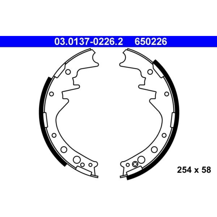 03.0137-0226.2 ATE Bremsbacken 03.0137-0226.2