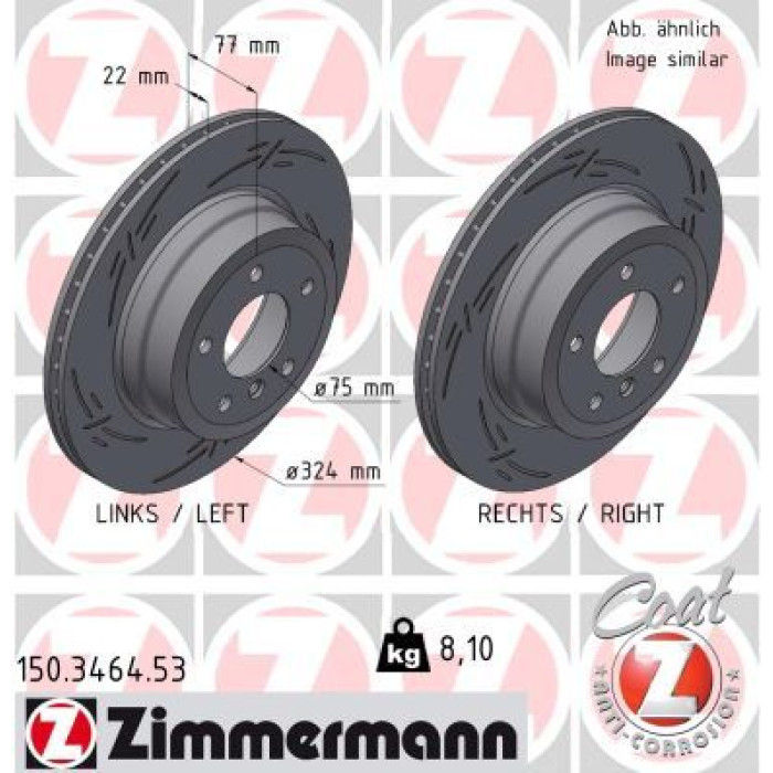 Zimmermann Bremsscheibe 150.3464.53