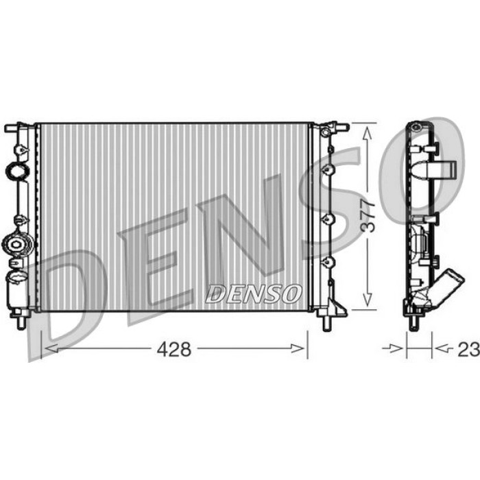 Denso Motorkühler DRM23008 Denso Motorkühler DRM23008