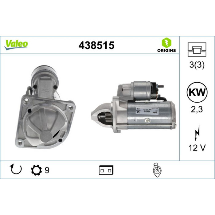 Valeo Anlasser 438515