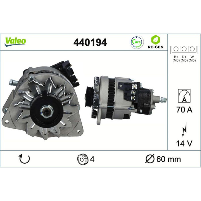 Valeo Lichtmaschine 440194