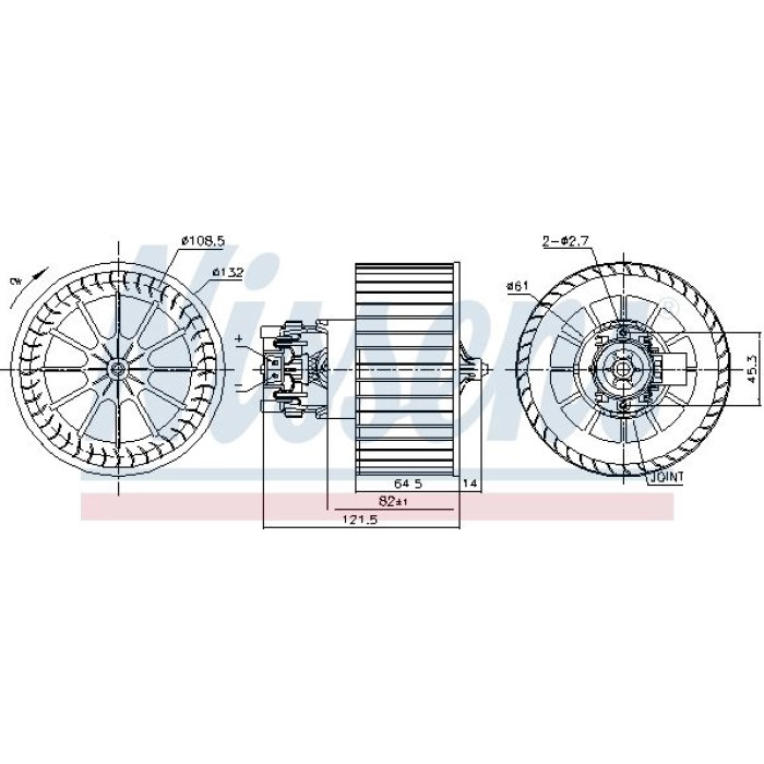 Nissens Kühlerlüfter 87479 Nissens Kühlerlüfter 87479