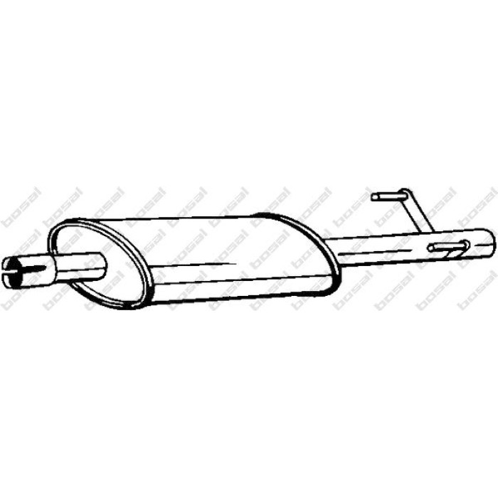 Bosal Schalldämpfer 175-413 Bosal Schalldämpfer 175-413