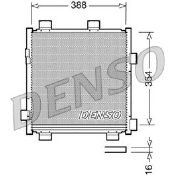 Denso Klimakondensator DCN50040 Denso Klimakondensator DCN50040