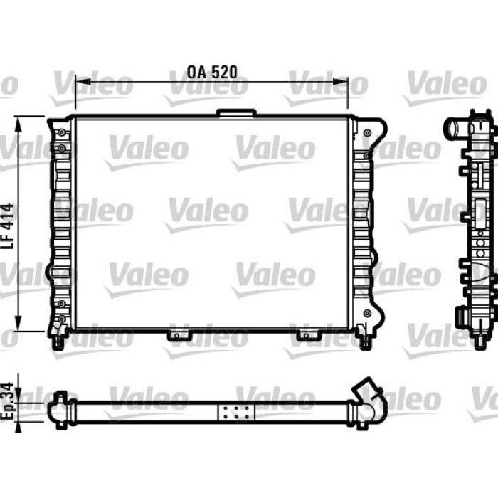Valeo Motorkühler 732011