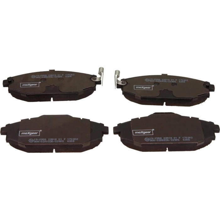 19-2958 MAXGEAR Bremsbelagsatz 19-2958 Hyundai Galloper 91-03 19-2958 MAXGEAR Bremsbelagsatz 19-2958 Hyundai Galloper 91-03