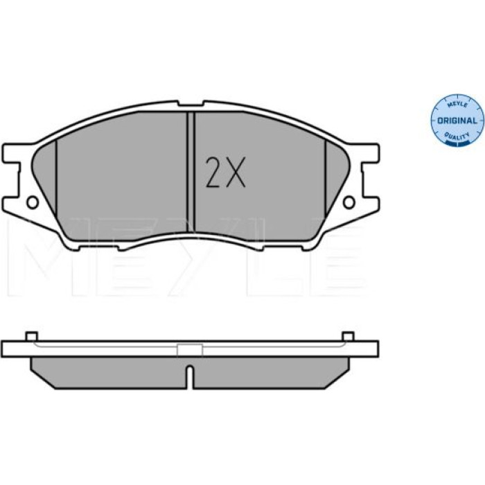 MEYLE Bremsbelagsatz Nissan Almera N16 02- Mit Sensor 025 246 4815/W MEYLE Bremsbelagsatz Nissan Almera N16 02- Mit Sensor 025 246 4815/W
