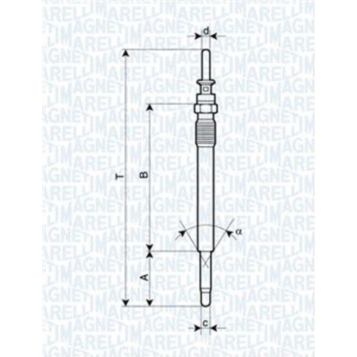 Magneti Marelli Glühkerze 062900009304