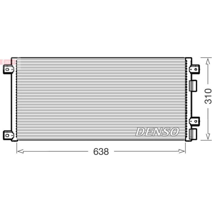 Denso Klimakondensator DCN12006 Denso Klimakondensator DCN12006