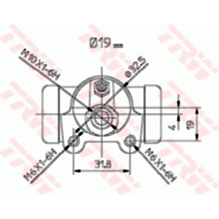 TRW Radbremszylinder BWD183 TRW Radbremszylinder BWD183