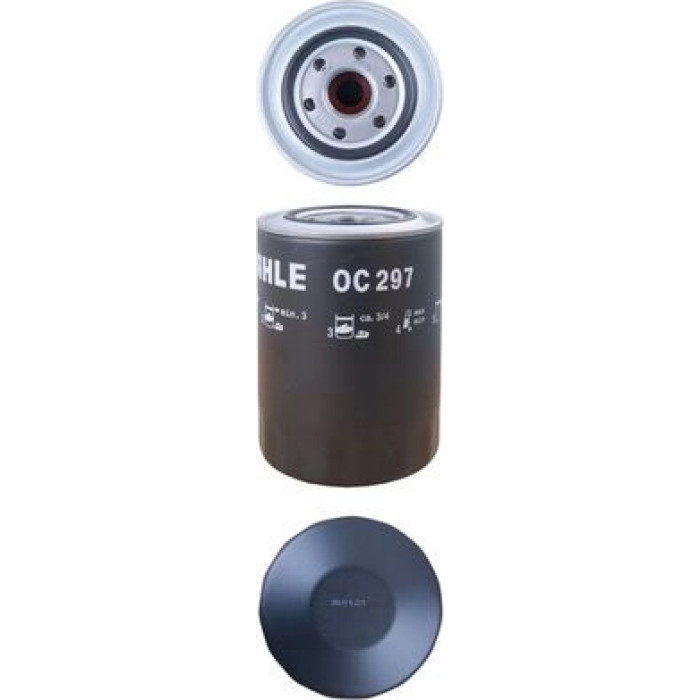 OC 297 MAHLE Ölfilter OC 297, Anschraubfilter, Höhe 150,1 mm – u. a. für Mitsubishi Pajero IV (V8_W, V9_W), IV Van (V9_, V8_, V8_V), II (V3_W, V2_W, V4_W, V5_W) – OE Nummer 1230A046 - l OC 297 MAHLE Ölfilter OC 297, Anschraubfilter, Höhe 150,1 mm – u. a. für Mitsubishi Pajero IV (V8_W, V9_W), IV Van (V9_, V8_, V8_V), II (V3_W, V2_W, V4_W, V5_W) – OE Nummer 1230A046 - l