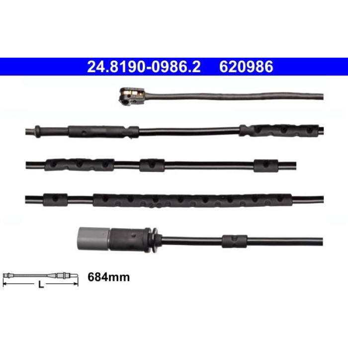 ATE Bremsbelagverschleißsensor 24.8190-0986.2 ATE Bremsbelagverschleißsensor 24.8190-0986.2