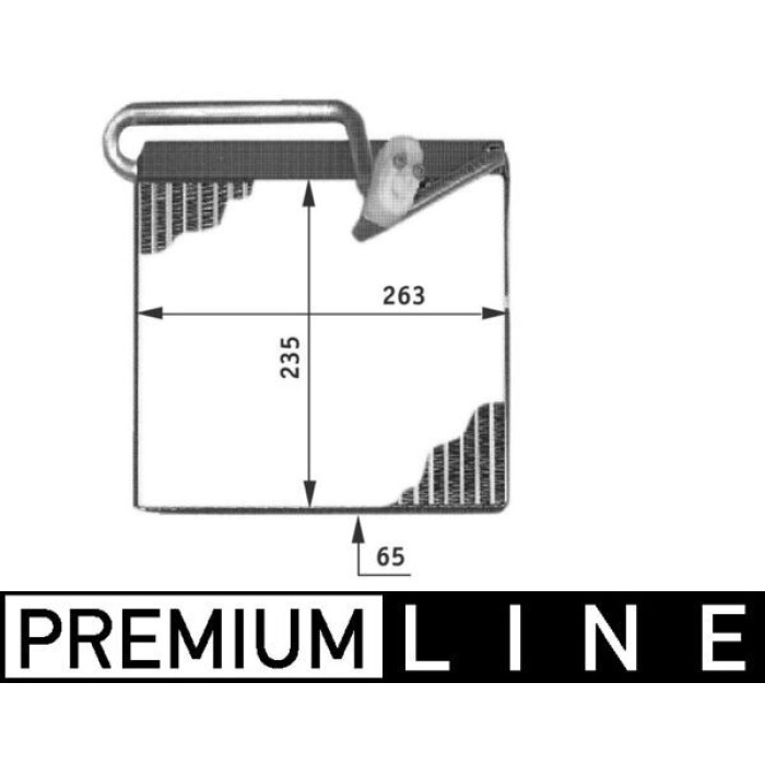 MAHLE Verdampfer, Klimaanlage AE 51 000P MAHLE Verdampfer, Klimaanlage AE 51 000P