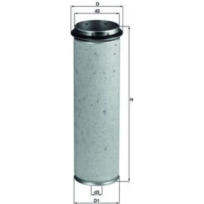 MAHLE Sekundärluftfilter LXS 42/1 MAHLE Sekundärluftfilter LXS 42/1