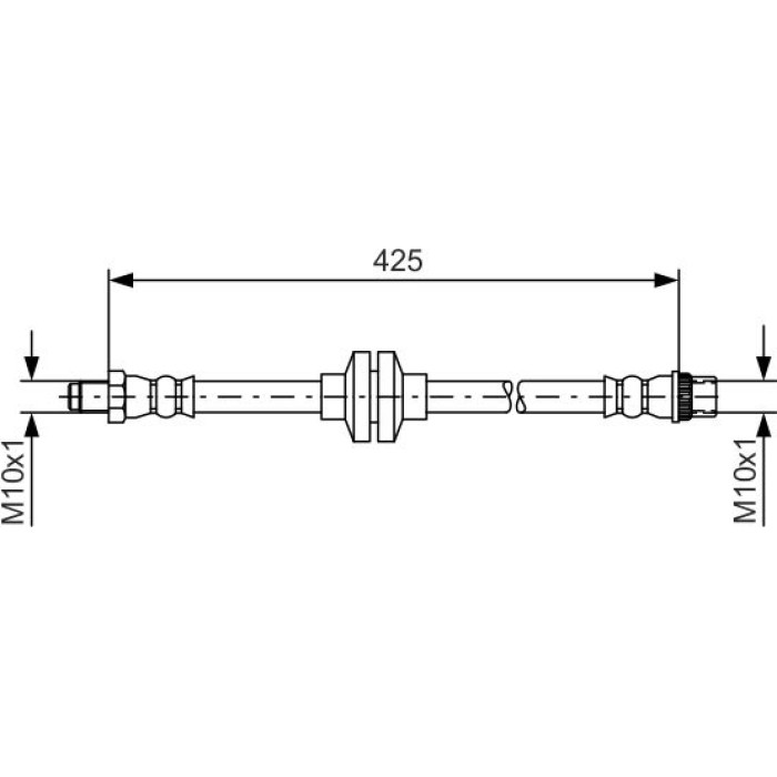 Bosch Bremsschlauch 1987481567