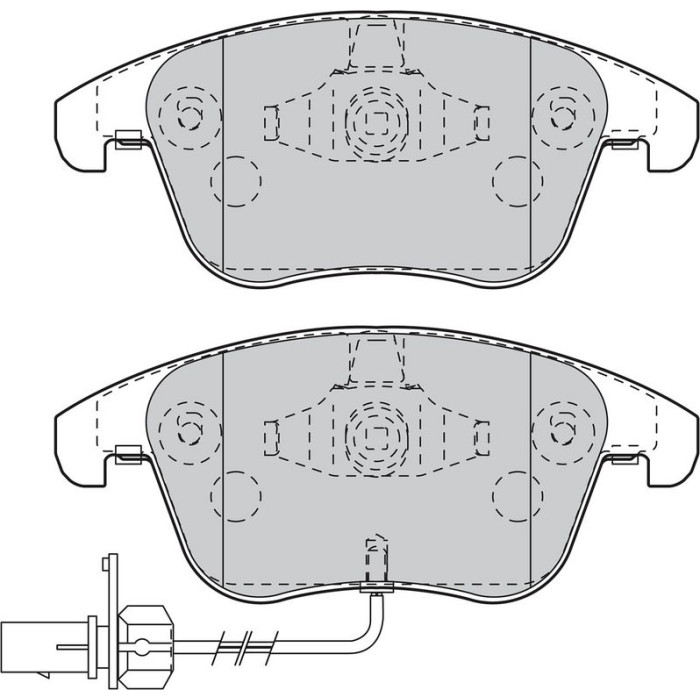 Valeo Bremsbelagsatz 598996 Valeo Bremsbelagsatz 598996