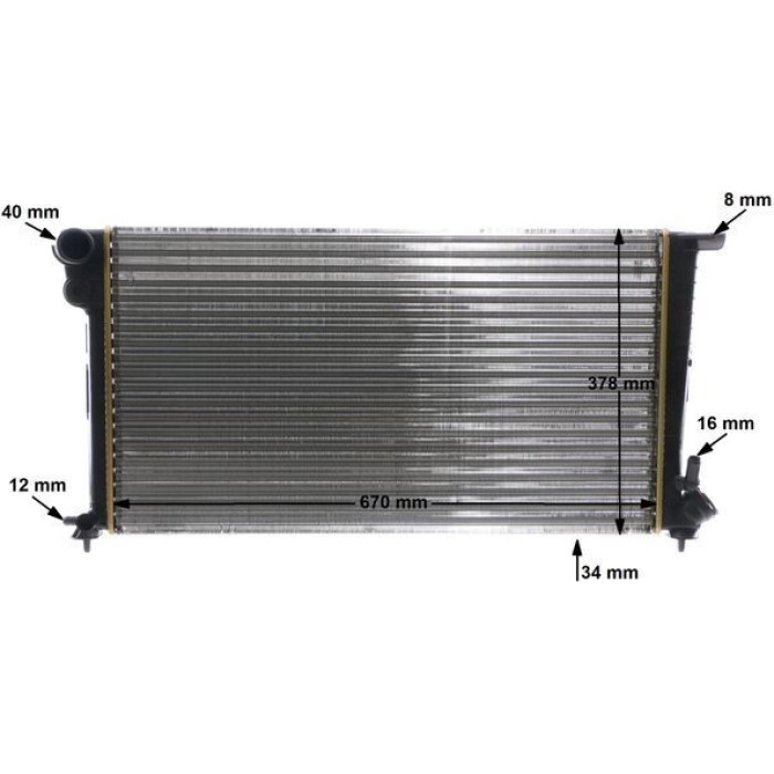 MAHLE Kühler, Motorkühlung CR 624 000S MAHLE Kühler, Motorkühlung CR 624 000S