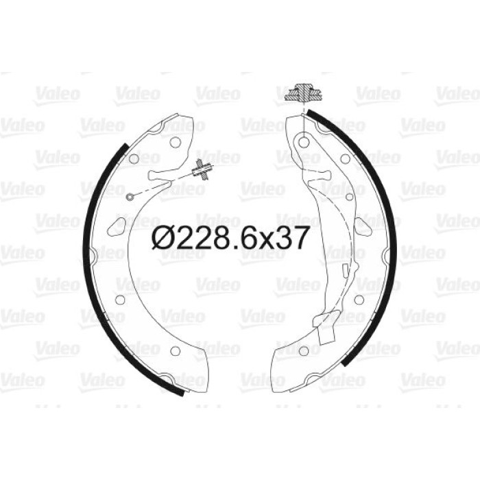 Valeo Bremsbacken 562773