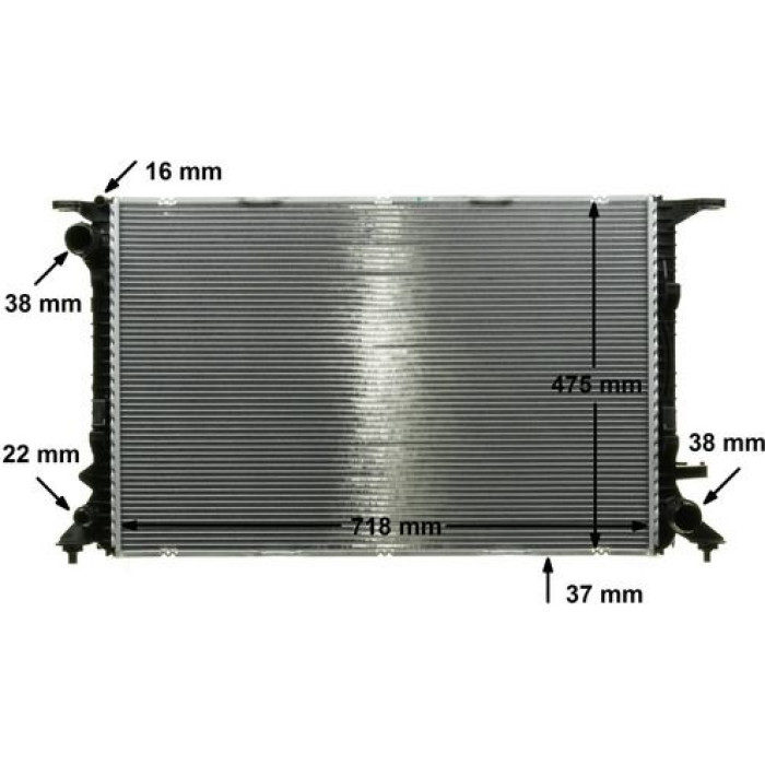 MAHLE Kühler, Motorkühlung CR 911 000P MAHLE Kühler, Motorkühlung CR 911 000P