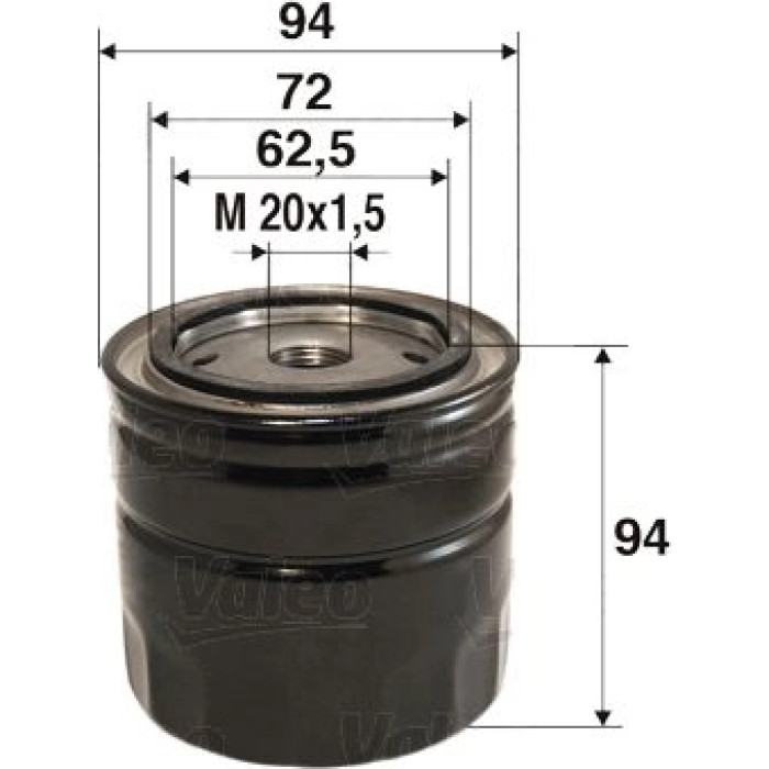 586026 Valeo Ölfilter 586026 586026 Valeo Ölfilter 586026