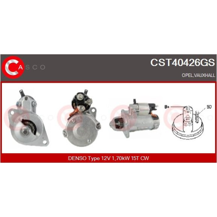CASCO Anlasser CST40426GS CASCO Anlasser CST40426GS