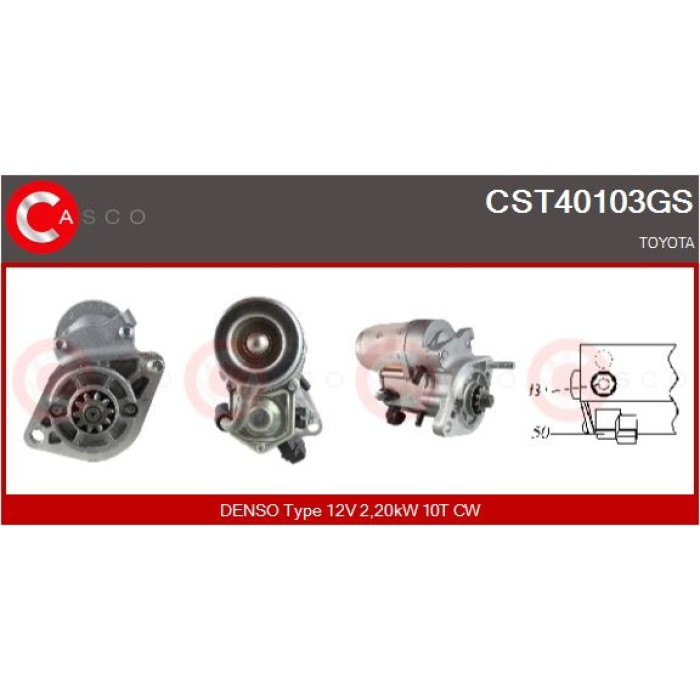 CASCO Anlasser CST40103GS CASCO Anlasser CST40103GS