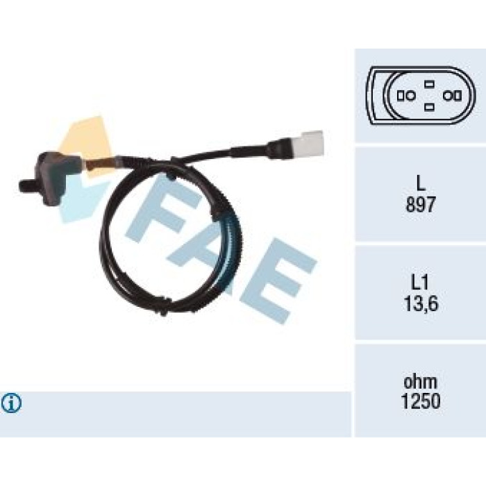 FAE Sensor, Raddrehzahl 78353 FAE Sensor, Raddrehzahl 78353