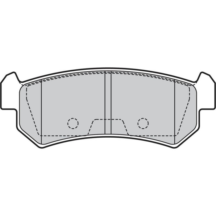 Valeo Bremsbelagsatz 598874 Valeo Bremsbelagsatz 598874