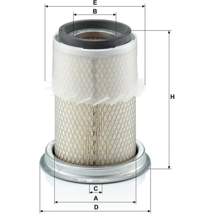 MANN-FILTER Luftfilter LKW C 14 123 MANN-FILTER Luftfilter LKW C 14 123