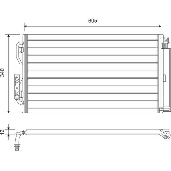 Valeo Klimakondensator 814191