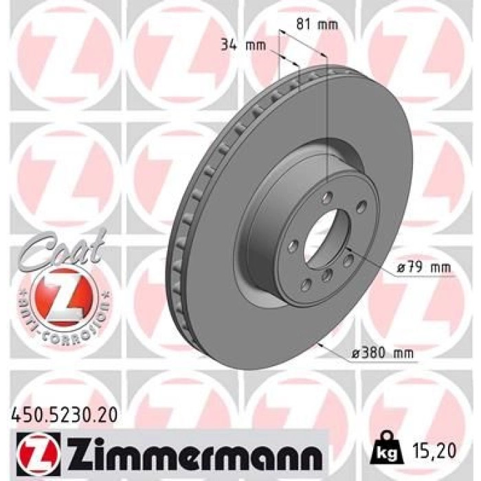 Zimmermann Bremsscheibe 450.5230.20