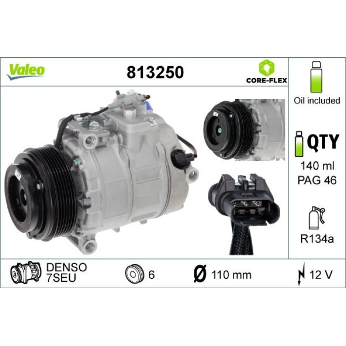 Valeo Kompressor 813250 Valeo Kompressor 813250