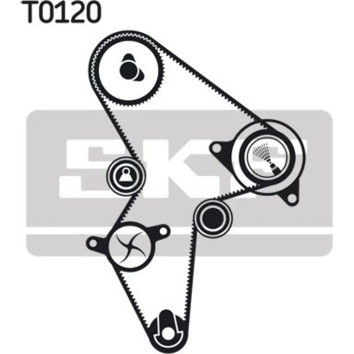 SKF Zahnriemensatz VKMA 03120 SKF Zahnriemensatz VKMA 03120