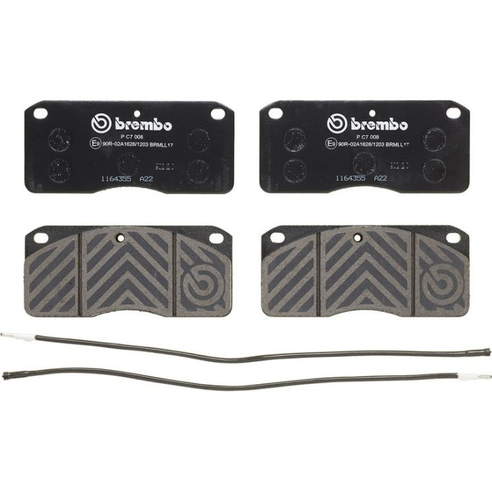 BREMBO Bremsbelagsatz, Scheibenbremse P C7 008 BREMBO Bremsbelagsatz, Scheibenbremse P C7 008