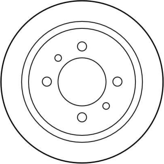 TRW Bremsscheibe Nissan Sunny DF4006 TRW Bremsscheibe Nissan Sunny DF4006