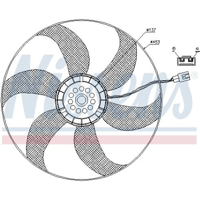 Nissens Kühlerlüfter PKW 85403 Nissens Kühlerlüfter PKW 85403