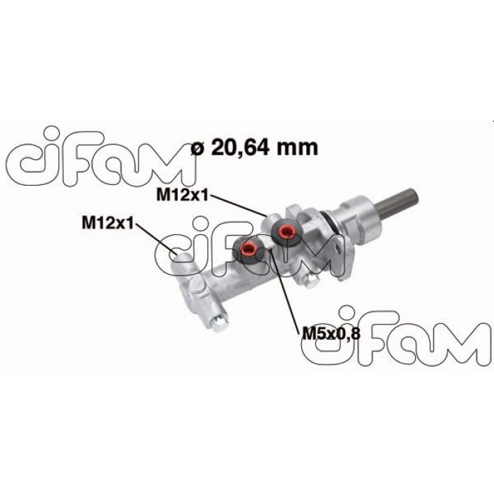 10 401 057 Hauptbremszylinder 202-768 10 401 057 Hauptbremszylinder 202-768