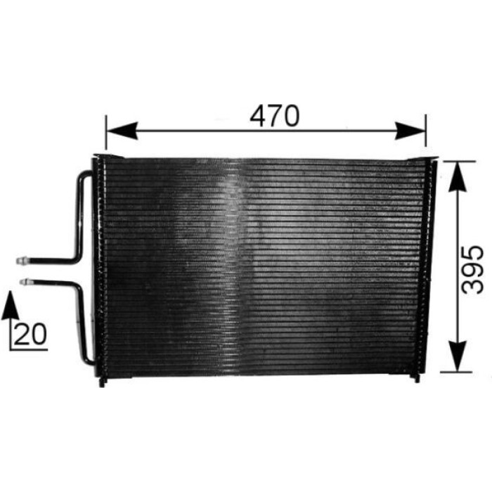 MAHLE Kondensator, Klimaanlage AC 222 000S MAHLE Kondensator, Klimaanlage AC 222 000S