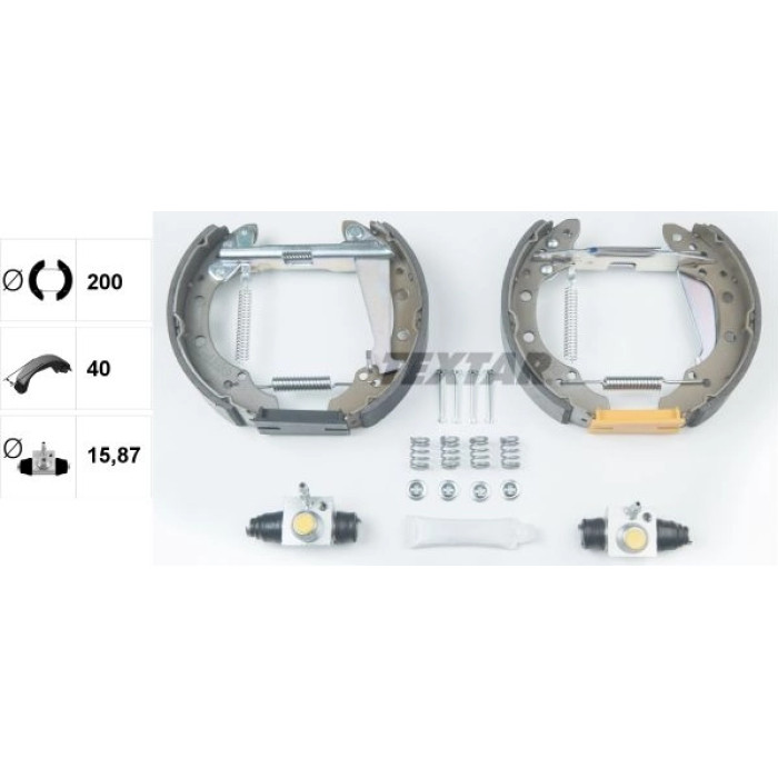 Textar Bremsbackensatz 84044708 Textar Bremsbackensatz 84044708