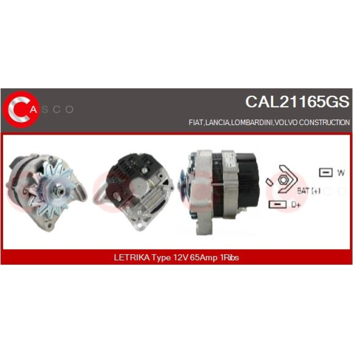 CASCO Generator CAL21165GS CASCO Generator CAL21165GS