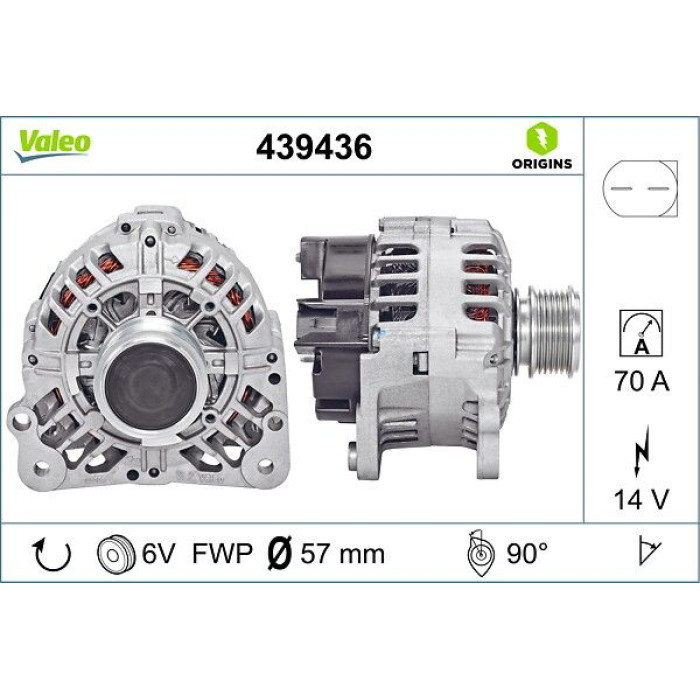 Valeo Lichtmaschine 439436 Valeo Lichtmaschine 439436