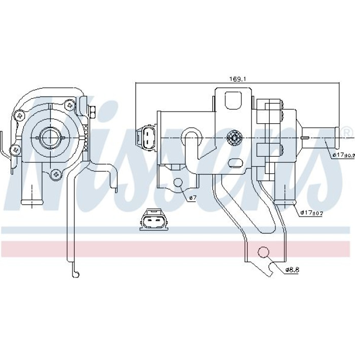 Nissens Wasserpumpe / Kühlmittelpumpe 831079 Nissens Wasserpumpe / Kühlmittelpumpe 831079