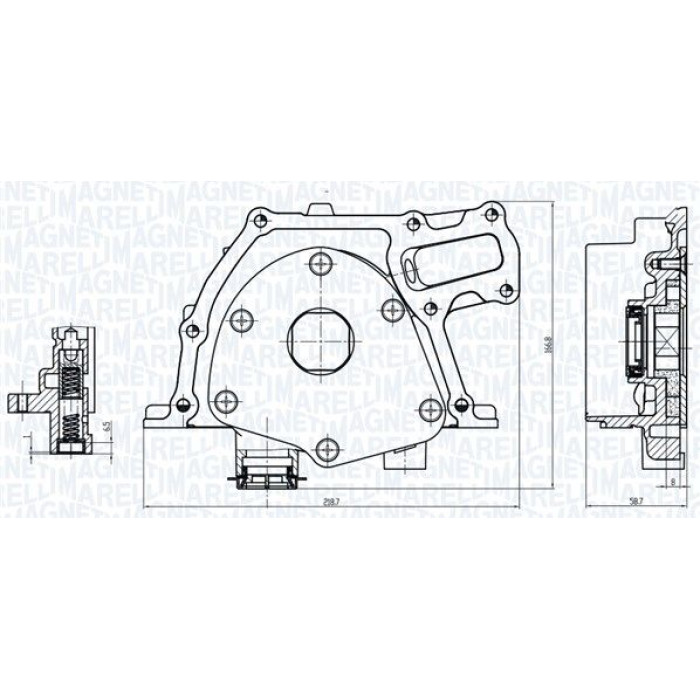 Magneti Marelli Ölpumpe 351516000070