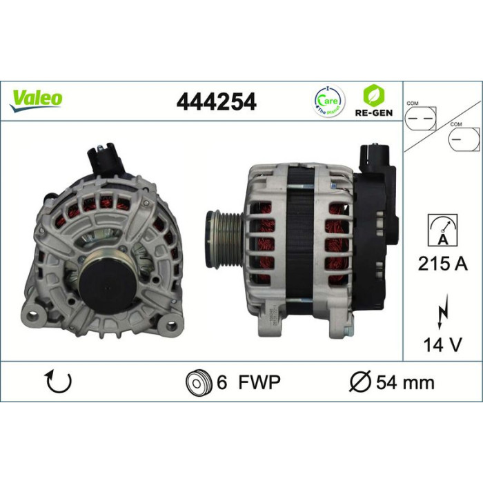 Valeo Lichtmaschine 444254 Valeo Lichtmaschine 444254