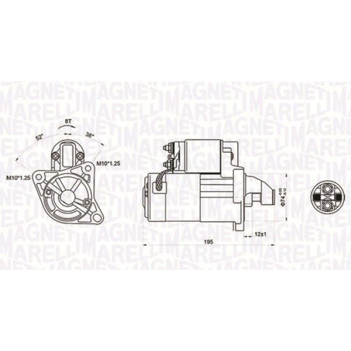 Magneti Marelli Anlasser 063721136010