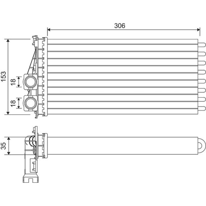 Valeo Wärmetauscher 811566