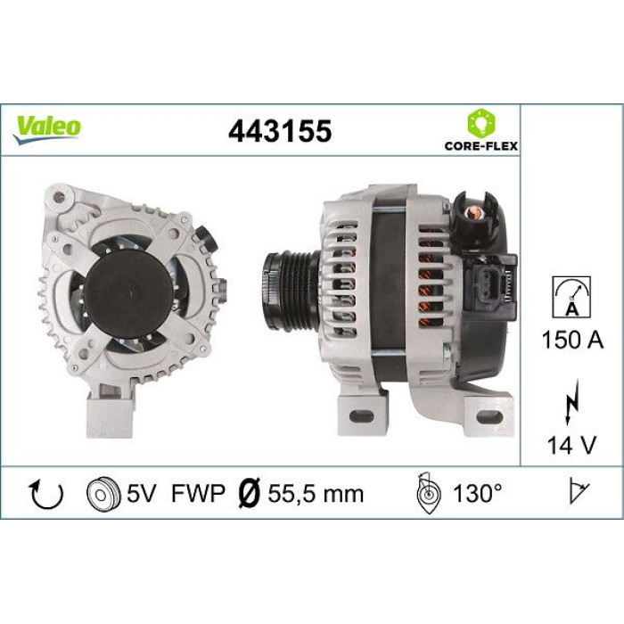 Valeo Lichtmaschine 443155 Valeo Lichtmaschine 443155