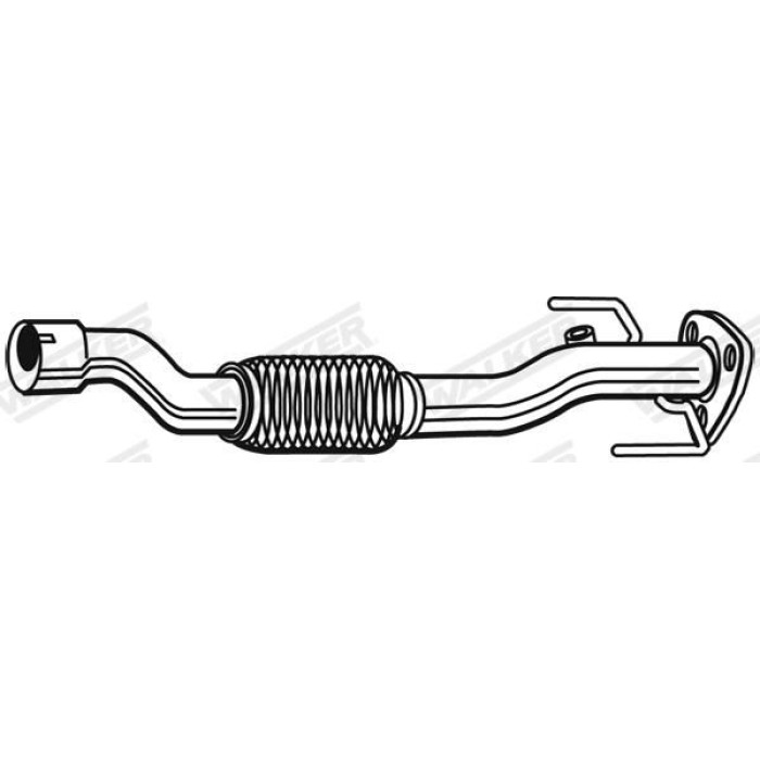 Walker Abgasrohr vorne 10482