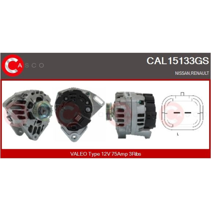 CASCO Generator CAL15133GS CASCO Generator CAL15133GS